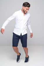 ΠΟΥΚΑΜΙΣΟ ΜΑΟ ΛΙΝΟ REVIERA BEN TAILOR-ΛΕΥΚΟ - Ανδρικά