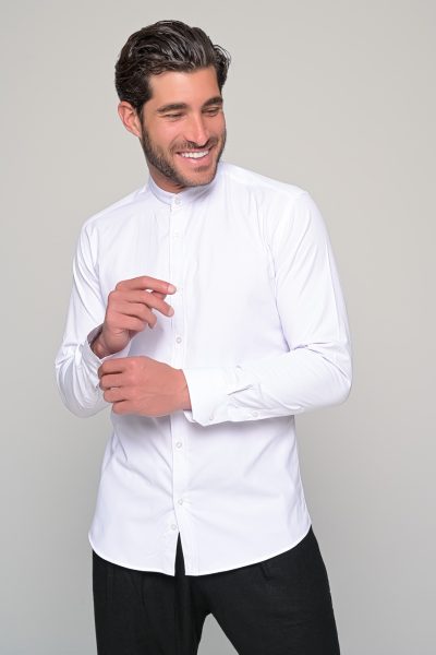 ΠΟΥΚΑΜΙΣΟ MAO BEN TAILOR-ΛΕΥΚΟ - Ανδρικά - Image 2