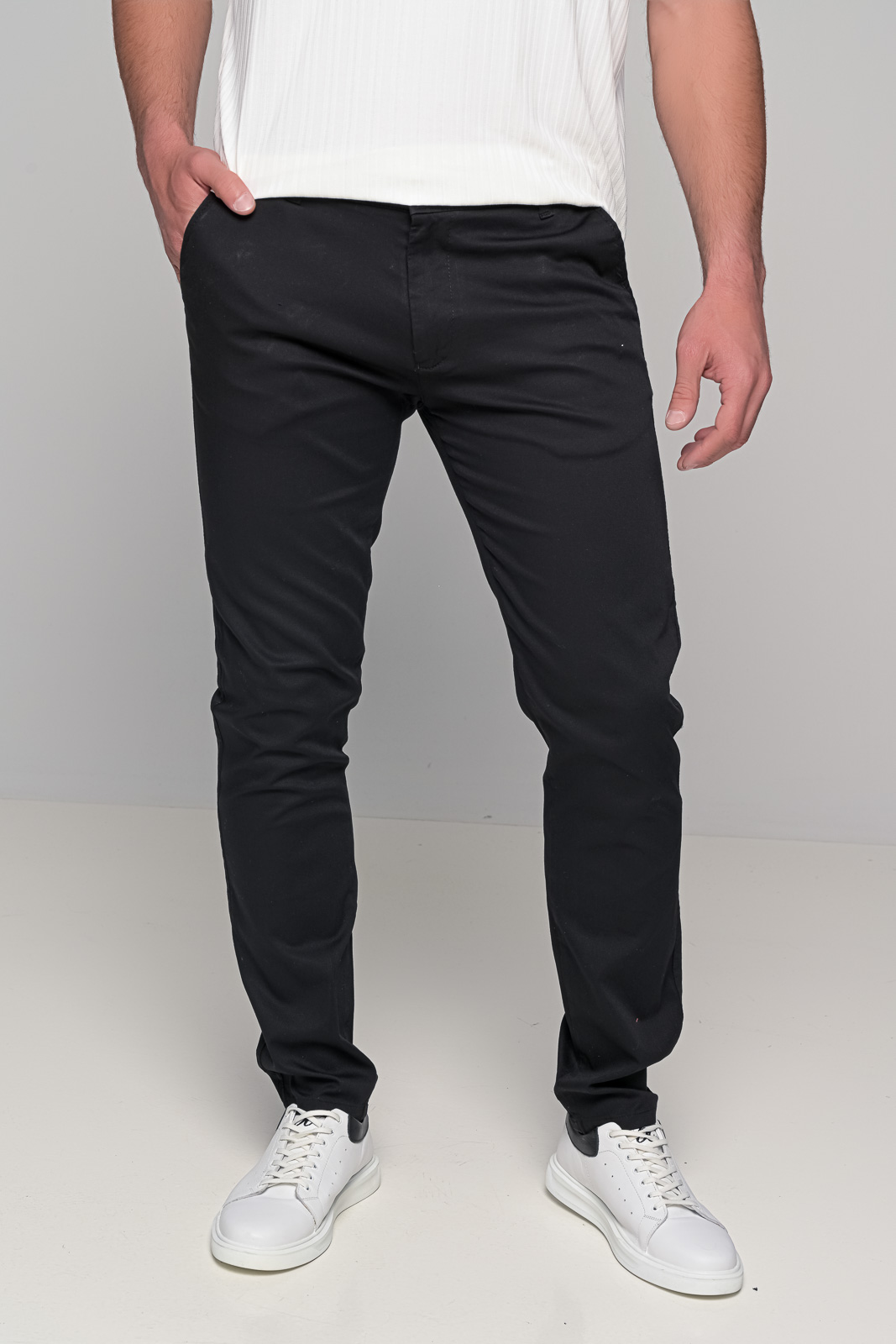Παντελονι Chino Ben Tailor-Μαυρο – Ανδρικά