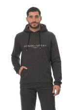 Hoodie New Athlos Ανδρικά- Γκρί Σκούρο