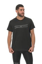 Hoodie Outline Athlos Unisex -Μαύρο