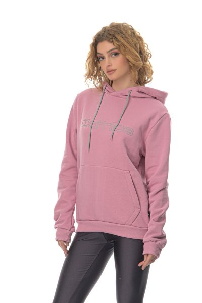 Hoodie Outline Athlos Unisex -Ροζ - Image 3