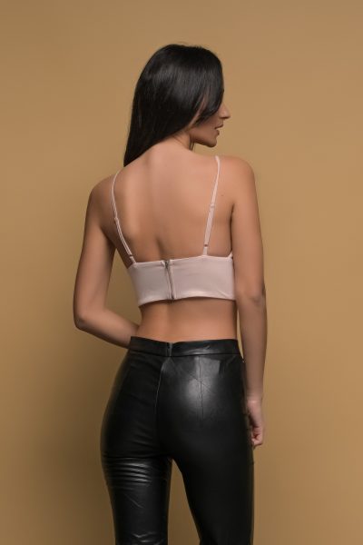 Lurex Crop Top Με Επένδυση - Image 3