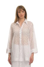 See Through Boho Μακρυμάνικο Πουκάμισο