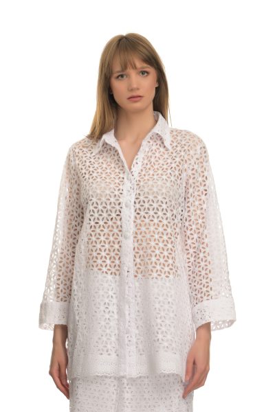 See Through Boho Μακρυμάνικο Πουκάμισο