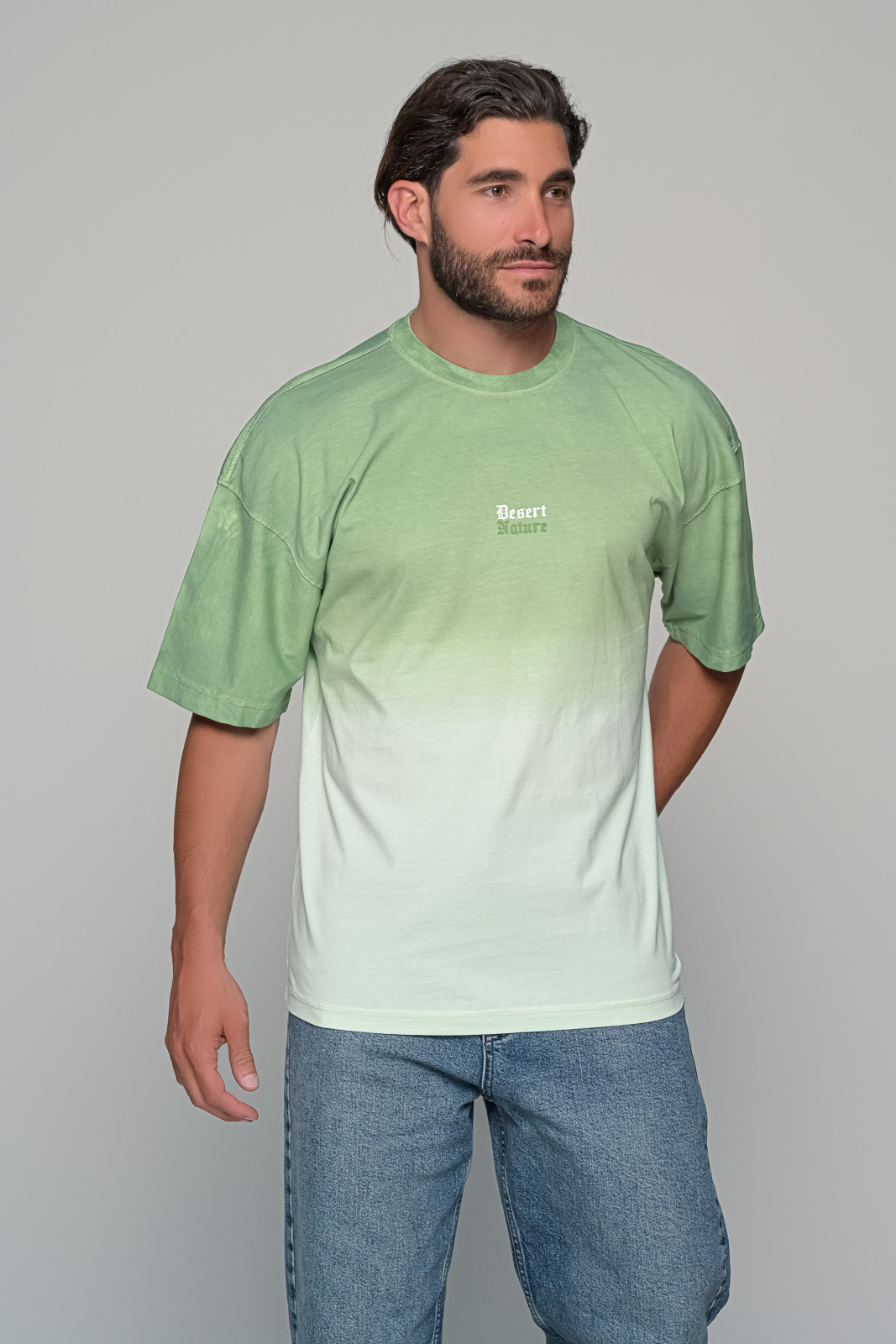 T-SHIRT NATURE BEN TAILOR - ΜΕΝΤΑ - Ανδρικά