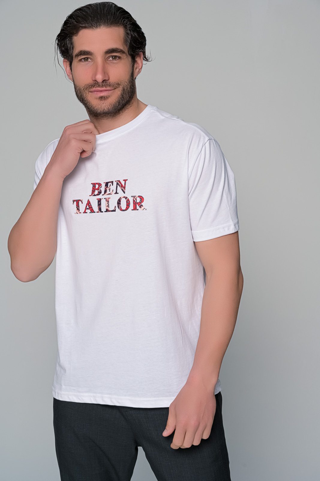 T-SHIRT RISE AGAIN BEN TAILOR - ΛΕΥΚΟ - Ανδρικά