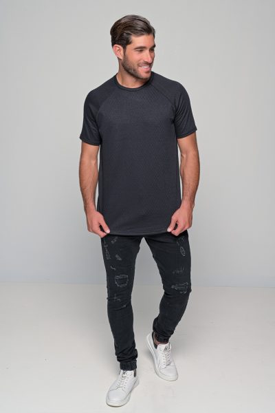 T-Shirt Carson Ben Tailor-Μαυρο – Ανδρικά - Image 2