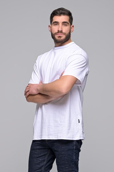 T-Shirt Designer Madmext-Λευκο – Ανδρικά - Image 3