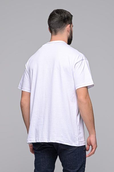 T-Shirt Designer Madmext-Λευκο – Ανδρικά - Image 4