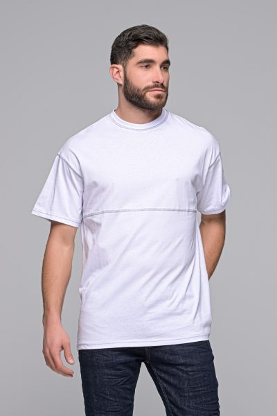 T-Shirt Designer Madmext-Λευκο – Ανδρικά