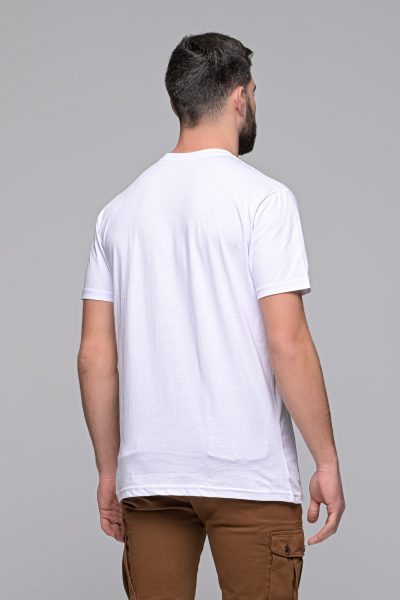 T-Shirt Faith Madmext-Λευκο – Ανδρικά - Image 5