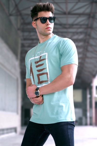 T-Shirt Faith Madmext-Μεντα – Ανδρικά - Image 2