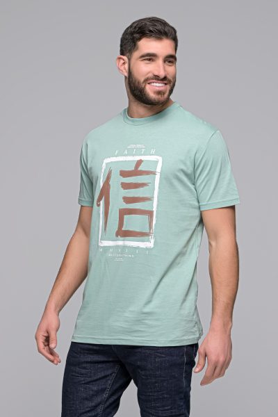 T-Shirt Faith Madmext-Μεντα – Ανδρικά - Image 3