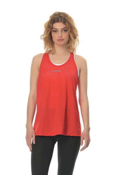 Αθλητικό Μπλουζάκι Τρυπητό Classic Athlos Γυναικείο-Κόκκινο