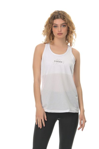 Αθλητικό Μπλουζάκι Τρυπητό Classic Athlos Γυναικείο-Λευκό - Image 2