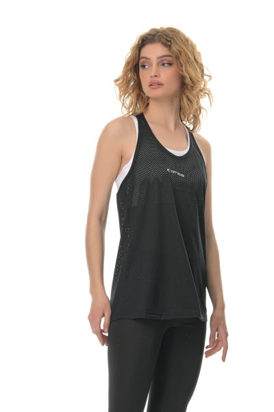 Αθλητικό Μπλουζάκι Τρυπητό Classic Athlos Γυναικείο-Μαύρο - Image 3