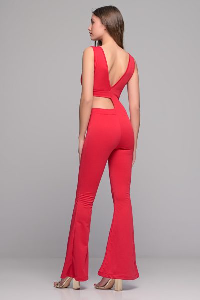 Αμάνικο Φούξια Jumpsuit - Image 5