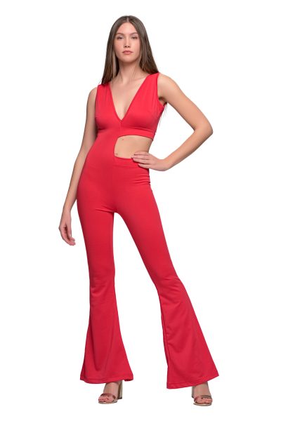 Αμάνικο Φούξια Jumpsuit - Image 6