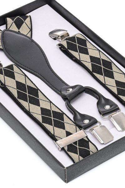 Ανδρικές Τιράντες Με Σχέδια Μπεζ - Image 2