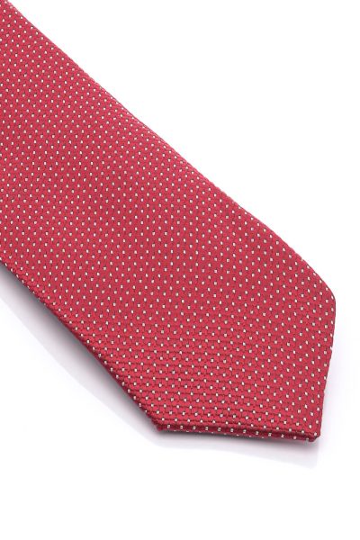 Ανδρική Γραβάτα Με Σχέδια Κόκκινη - Image 2