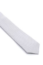 Ανδρική Γραβάτα Με Σχέδια Λευκή