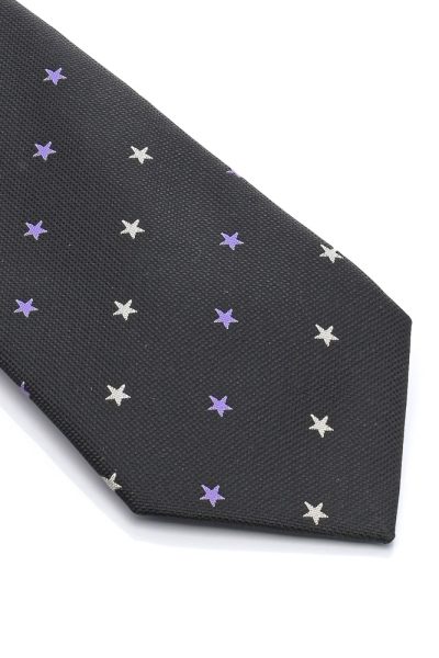 Ανδρική Γραβάτα Με Σχέδια Μαύρη - Image 2