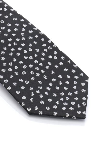 Ανδρική Γραβάτα Με Σχέδια Μαύρη - Image 2