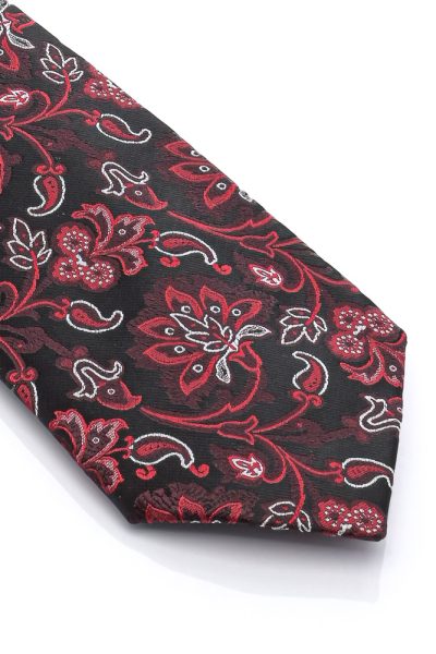 Ανδρική Γραβάτα Με Σχέδια Μαύρη - Image 2