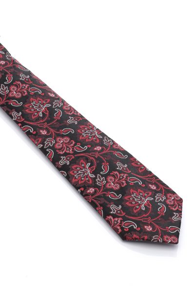 Ανδρική Γραβάτα Με Σχέδια Μαύρη