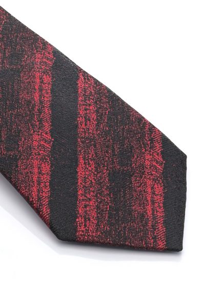 Ανδρική Γραβάτα Με Σχέδια Μαύρη - Image 2