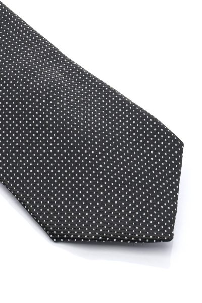 Ανδρική Γραβάτα Με Σχέδια Μαύρο - Image 2