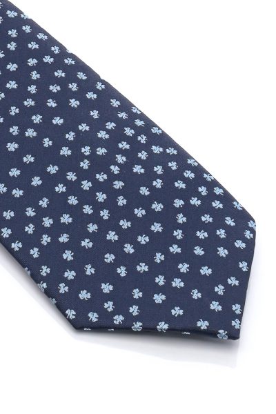 Ανδρική Γραβάτα Με Σχέδια Μπλε - Image 2