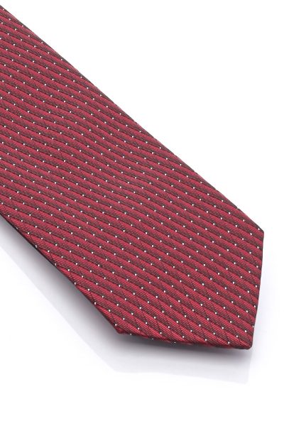 Ανδρική Γραβάτα Με Σχέδια Μπορντό - Image 2