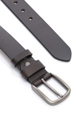 Ανδρική Δερμάτινη Ζώνη - Kαφέ