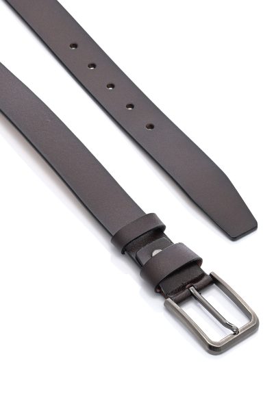 Ανδρική Δερμάτινη Ζώνη - Καφέ10 - Image 2