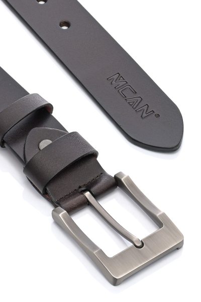 Ανδρική Δερμάτινη Ζώνη - Καφέ11