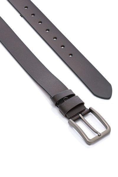 Ανδρική Δερμάτινη Ζώνη - Καφέ12 - Image 2