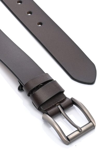 Ανδρική Δερμάτινη Ζώνη - Καφέ13