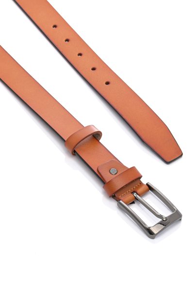 Ανδρική Δερμάτινη Ζώνη - Καφέ20 - Image 2