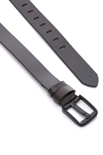 Ανδρική Δερμάτινη Ζώνη - Καφέ4 - Image 2