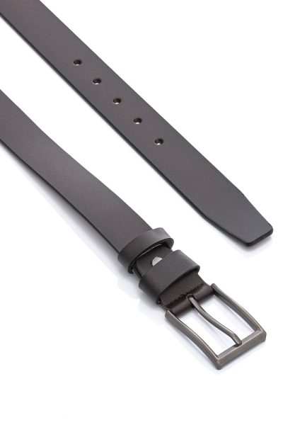 Ανδρική Δερμάτινη Ζώνη - Καφέ5 - Image 2