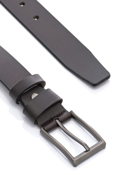 Ανδρική Δερμάτινη Ζώνη - Καφέ5