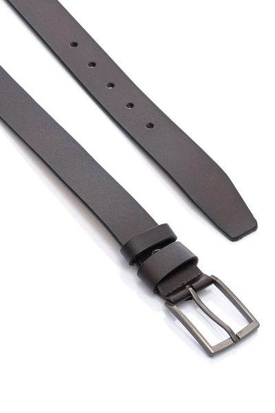 Ανδρική Δερμάτινη Ζώνη - Καφέ8 - Image 2