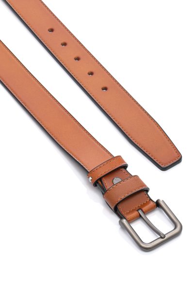 Ανδρική Δερμάτινη Ζώνη - Καφέ9 - Image 2