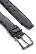 Ανδρική Δερμάτινη Ζώνη - Μαύρη