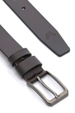 Ανδρική Δερμάτινη Ζώνη Με Σχέδιο – Καφέ