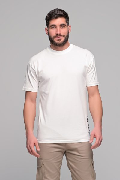 Ανδρικό T-Shirt Ben Vertical Ben Tailor-Εκρου - Image 2