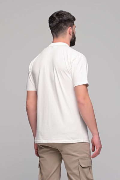 Ανδρικό T-Shirt Ben Vertical Ben Tailor-Εκρου - Image 4