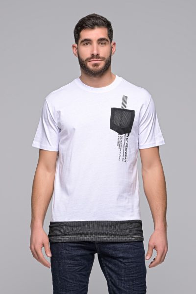 Ανδρικό T-Shirt Bestwear Madmext-Λευκο - Image 2